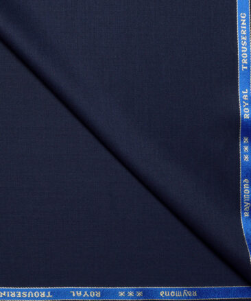 Raymond Super 120's Solids 45% Merino Wool Suiting Fabric (Dark Royal Blue)