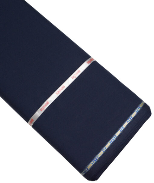 Raymond Super 120's Solids 45% Merino Wool Suiting Fabric (Dark Royal Blue)