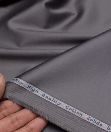 Tresca by Arvind  Cotton Solids Shirting Fabric (Carbon Grey)