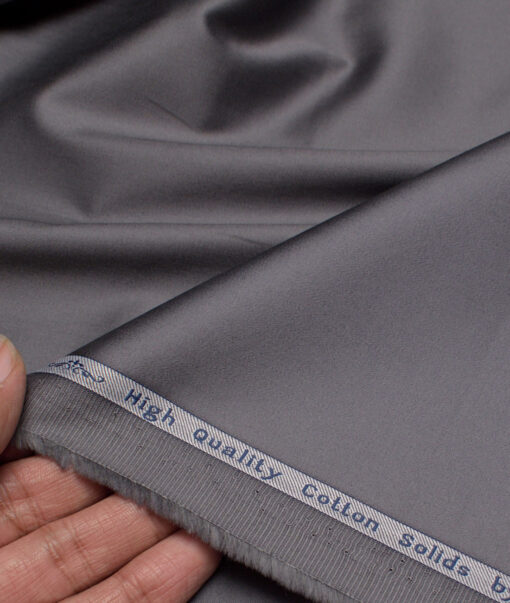 Tresca by Arvind  Cotton Solids Shirting Fabric (Carbon Grey)