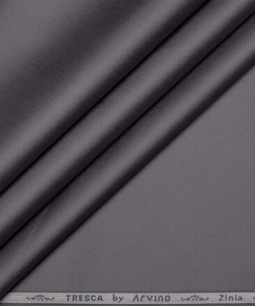 Tresca by Arvind  Cotton Solids Shirting Fabric (Carbon Grey)