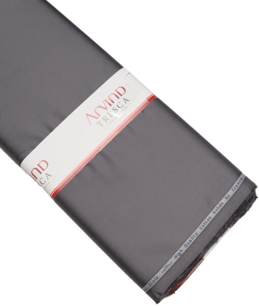 Tresca by Arvind  Cotton Solids Shirting Fabric (Carbon Grey)