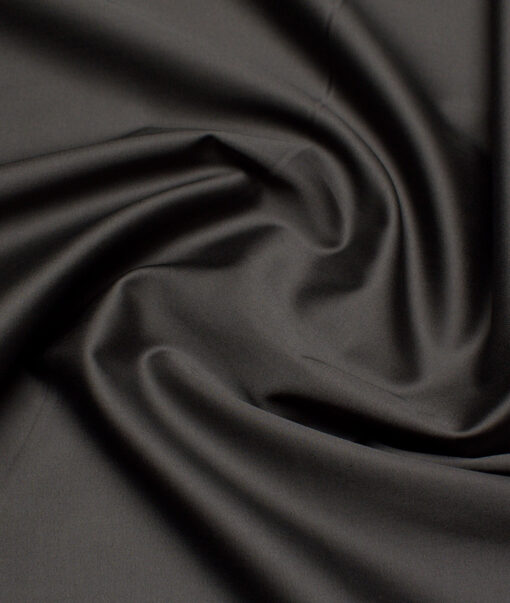 Tresca by Arvind  Cotton Solids Shirting Fabric (Dark Grey)