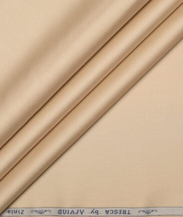 Tresca by Arvind  Cotton Solids Shirting Fabric (Desert Sand Beige)