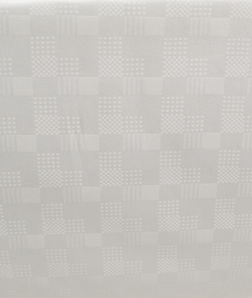 Tresca by Arvind  Cotton Self Design Shirting Fabric (White)