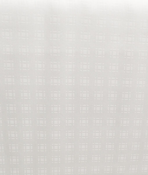 Tresca by Arvind  Cotton Self Design Shirting Fabric (White)