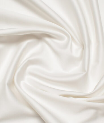 Tresca by Arvind 1 Ply 80's Giza Cotton Solids Shirting Fabric (White)