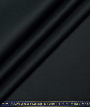 Luthai  Luxury Cotton Solids Shirting Fabric (Dark Bottle Green)