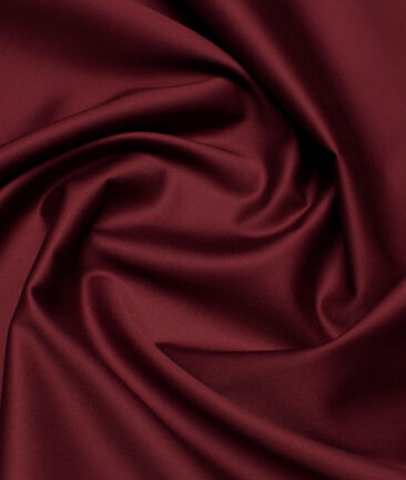 Luthai  Luxury Cotton Solids Shirting Fabric (Maroon)