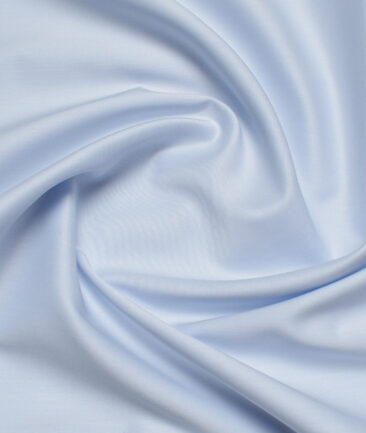 Luthai 1 Ply 70's Supima Cotton Solids Shirting Fabric (Sky Blue)