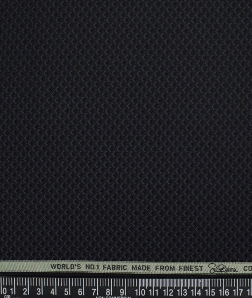 Luthai  Supima Cotton Structured Shirting Fabric (Blackish Grey)