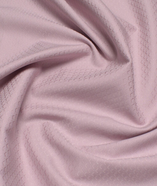 Luthai  Supima Cotton Structured Shirting Fabric (Tea Rose Pink)