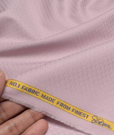 Luthai  Supima Cotton Structured Shirting Fabric (Tea Rose Pink)