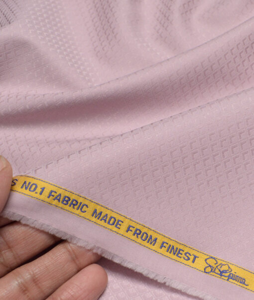 Luthai  Supima Cotton Structured Shirting Fabric (Tea Rose Pink)