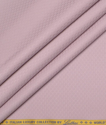 Luthai  Supima Cotton Structured Shirting Fabric (Tea Rose Pink)