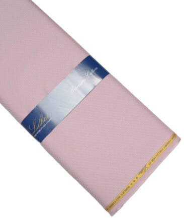 Luthai  Supima Cotton Structured Shirting Fabric (Tea Rose Pink)