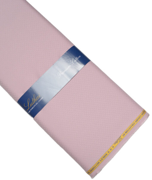 Luthai  Supima Cotton Structured Shirting Fabric (Tea Rose Pink)