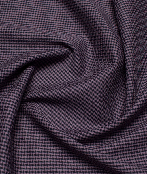 Luthai  Supima Cotton Structured Shirting Fabric (Purple)