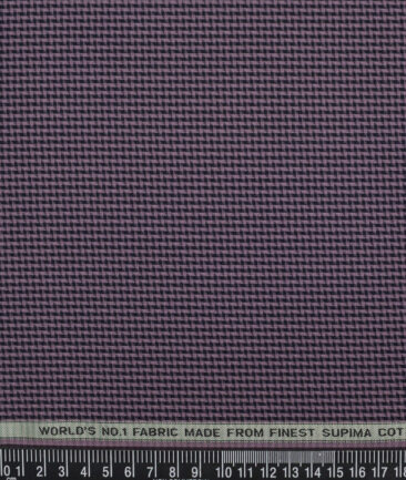 Luthai  Supima Cotton Structured Shirting Fabric (Purple)