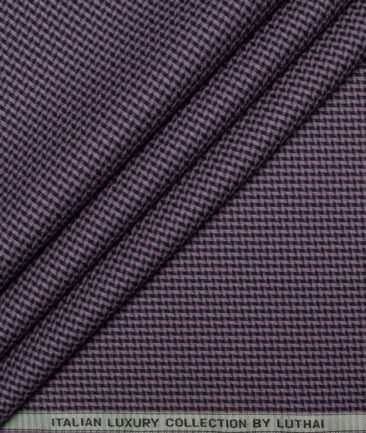 Luthai  Supima Cotton Structured Shirting Fabric (Purple)