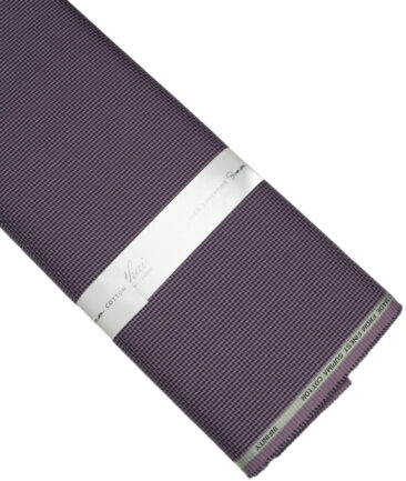 Luthai  Supima Cotton Structured Shirting Fabric (Purple)