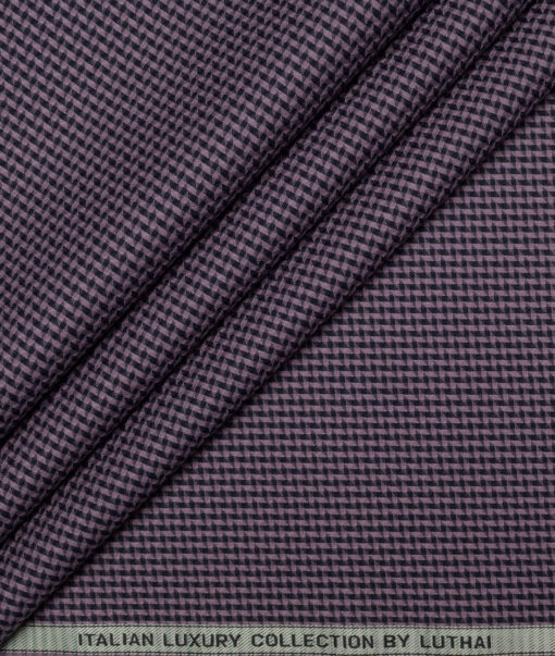 Luthai Supima Cotton Structured Shirting Fabric (Purple) Luthai Supima Cotton Structured Shirting Fabric (Purple)