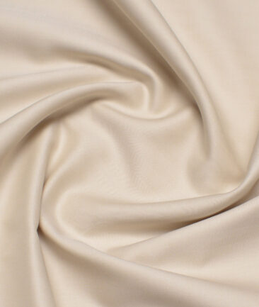 Vercelli Italy 2 Ply 140's Supima Cotton Striped Shirting Fabric (Desert Sand Beige)