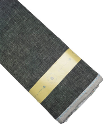 Linen Club 40 LEA Self Design 100% Linen Suiting Fabric (Black)