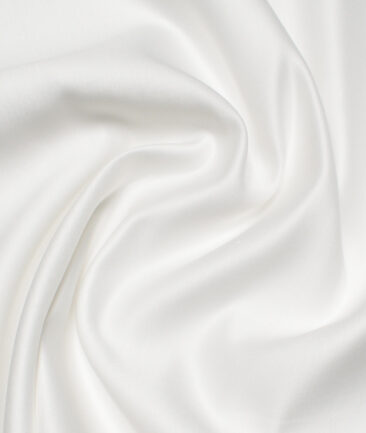 Burgoyne  Solids 50% Coton 50% Linen Suiting Fabric (White)
