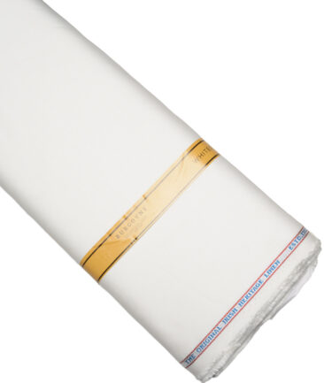 Burgoyne  Solids 50% Coton 50% Linen Suiting Fabric (White)