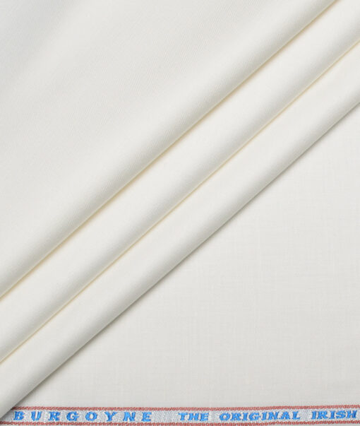 Burgoyne 40 LEA Solids 100% Linen Suiting Fabric (Off White)