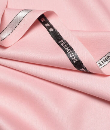 Canetti Italy  Solids Terry Rayon Unstitched Suiting Fabric (Pale Rose Pink)