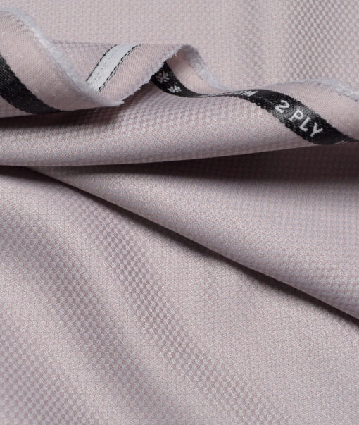 Canetti Italy  Structured Terry Rayon Unstitched Suiting Fabric (Light Lavender Purple)