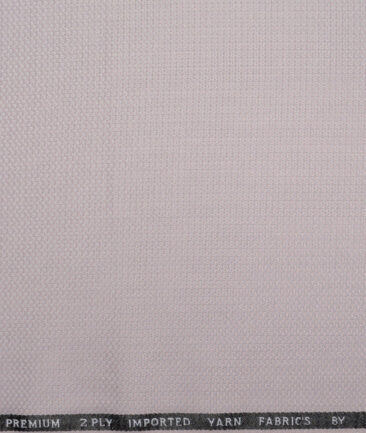Canetti Italy  Structured Terry Rayon Unstitched Suiting Fabric (Light Lavender Purple)