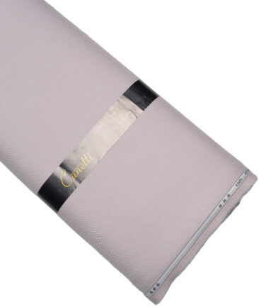 Canetti Italy  Structured Terry Rayon Unstitched Suiting Fabric (Light Lavender Purple)