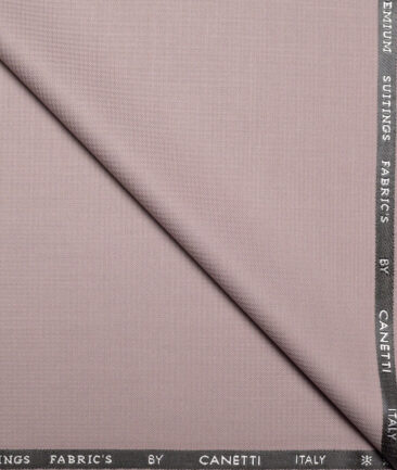 Canetti Italy  Structured Terry Rayon Unstitched Suiting Fabric (Light Mauve)