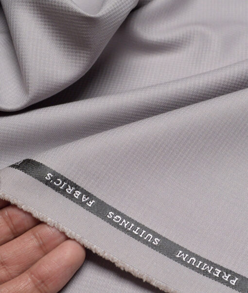 Canetti Italy  Structured Terry Rayon Unstitched Suiting Fabric (Light Purple)