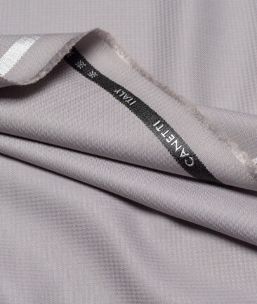 Canetti Italy  Structured Terry Rayon Unstitched Suiting Fabric (Light Purple)