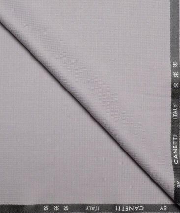 Canetti Italy  Structured Terry Rayon Unstitched Suiting Fabric (Light Purple)