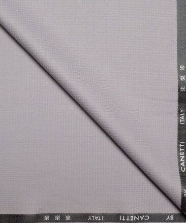 Canetti Italy  Structured Terry Rayon Unstitched Suiting Fabric (Light Purple)