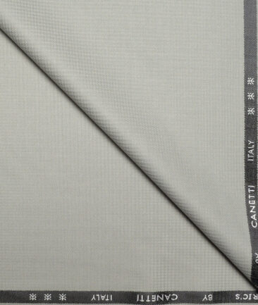 Canetti Italy  Structured Terry Rayon Unstitched Suiting Fabric (Light Sea Mist Green)