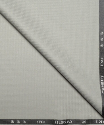 Canetti Italy  Structured Terry Rayon Unstitched Suiting Fabric (Light Sea Mist Green)