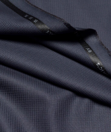 Canetti Italy  Structured Terry Rayon Unstitched Suiting Fabric (River Bed Grey)