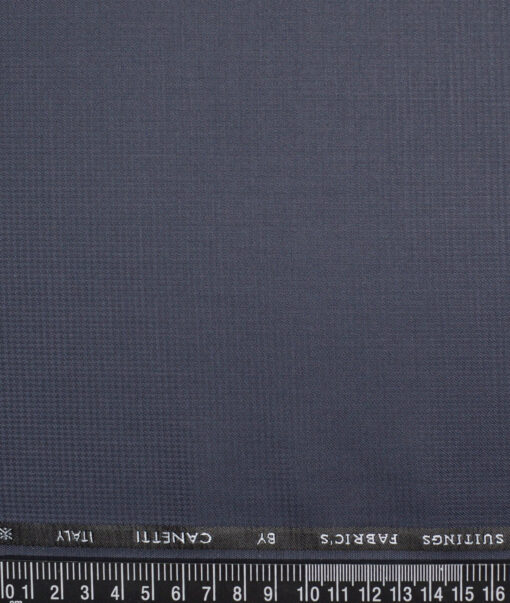 Canetti Italy  Structured Terry Rayon Unstitched Suiting Fabric (River Bed Grey)