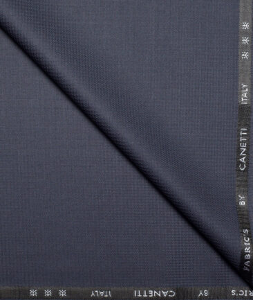 Canetti Italy  Structured Terry Rayon Unstitched Suiting Fabric (River Bed Grey)