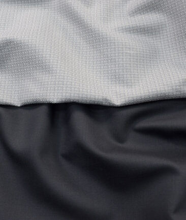 Combo of J.Hampstead Poly Wool Pant & Soktas Giza Cotton Shirt Fabric - Image 3