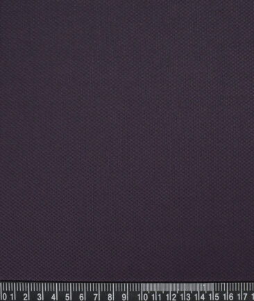 Don & Julio  Structured Terry Rayon Unstitched Suiting Fabric (Dark Purple)