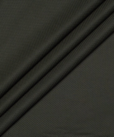 Don & Julio  Structured Terry Rayon Unstitched Suiting Fabric (Lunar Green)
