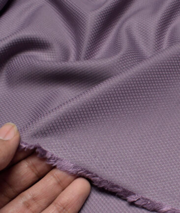 Don & Julio  Structured Terry Rayon Unstitched Suiting Fabric (Mauve)