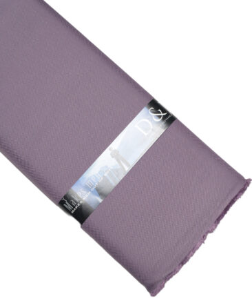 Don & Julio  Structured Terry Rayon Unstitched Suiting Fabric (Mauve)